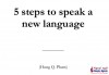 Tài liệu: Năm bước để nói một ngoại ngữ mới