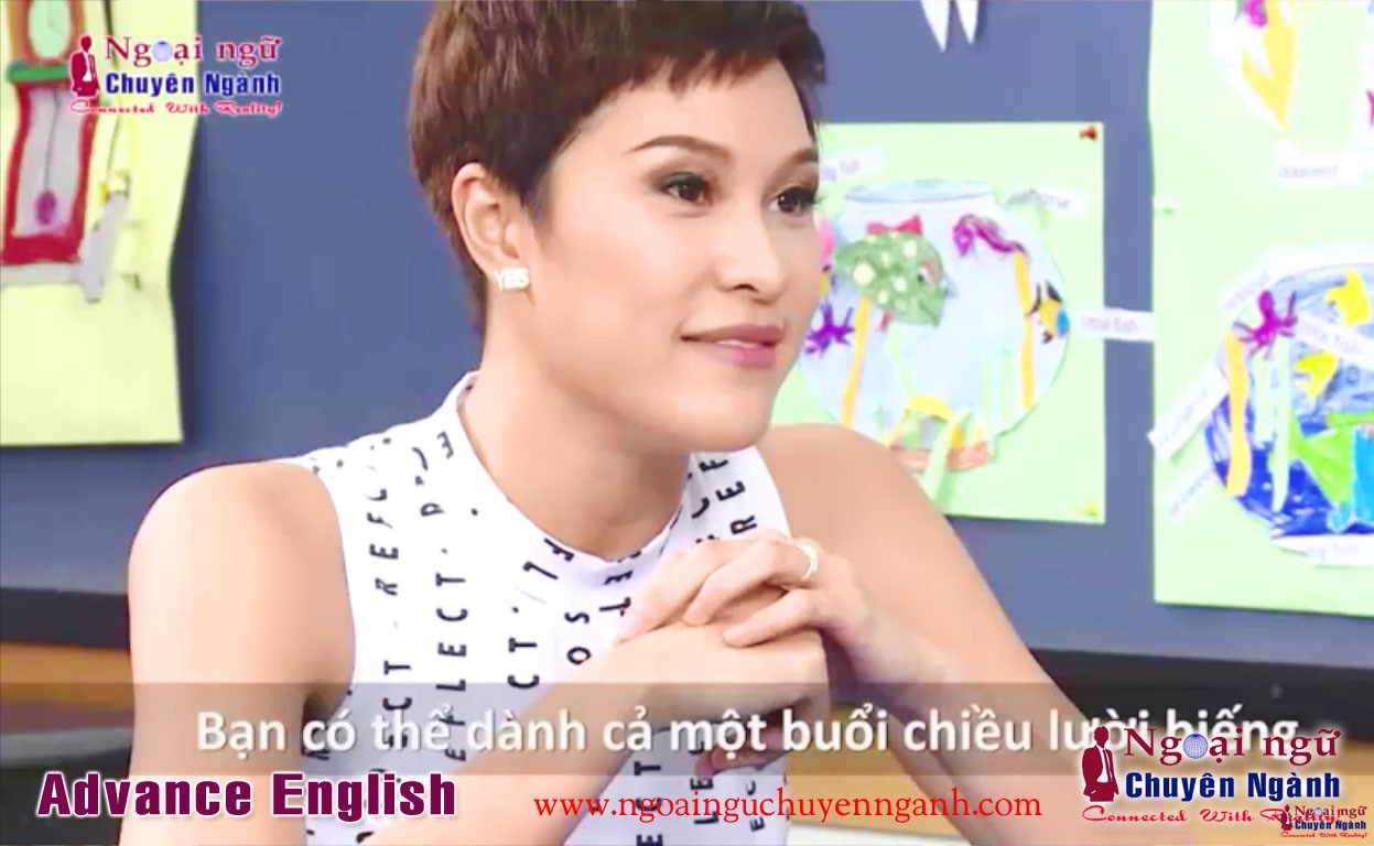Tiếng Anh Cao Cấp: English speaking test - A Vietnamese model - Siêu Mẫu Việt Nam